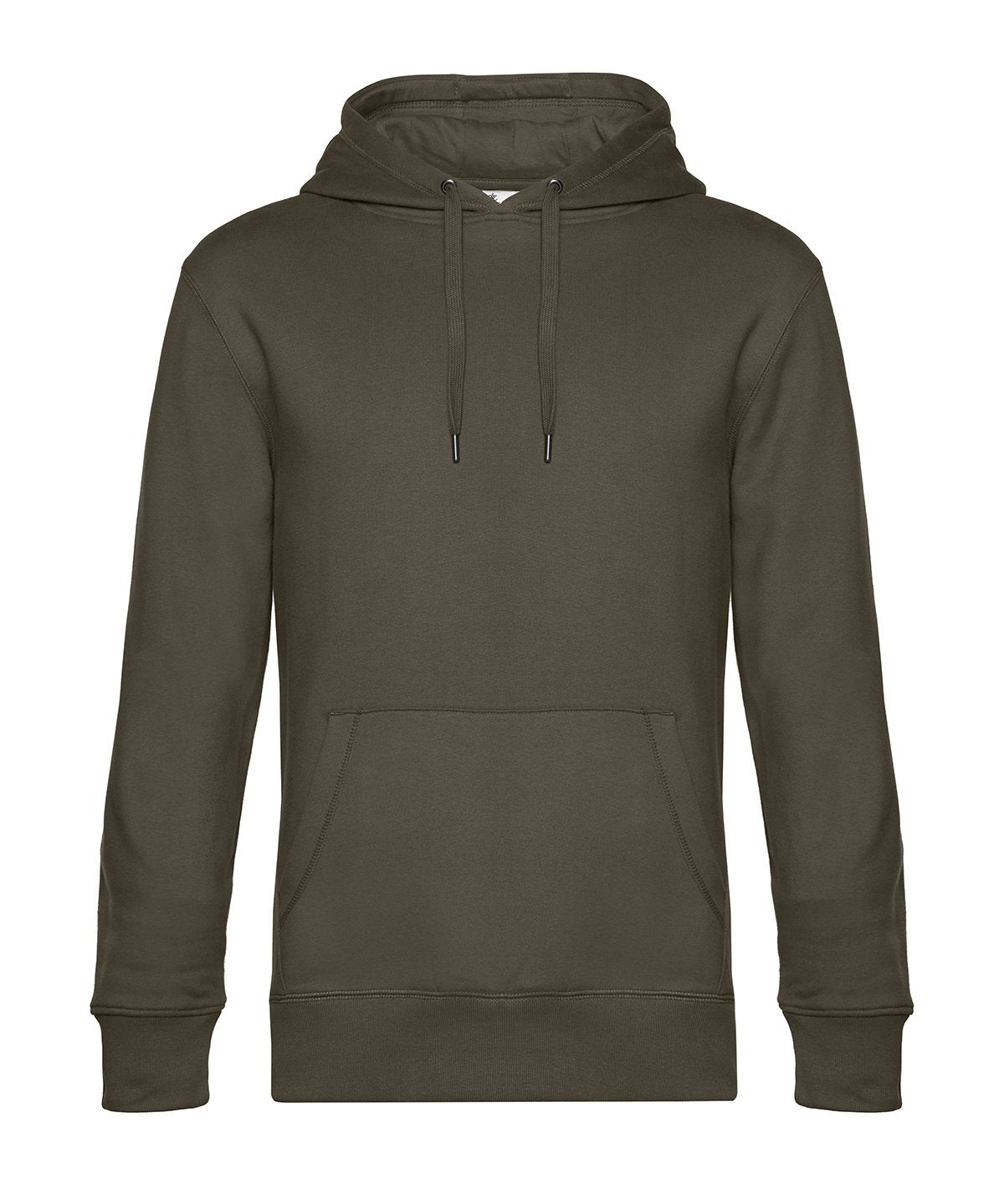 B&C Collection King Hooded Sweatshirt BA011 in Khaki