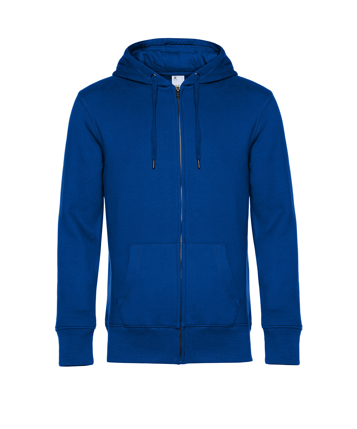 B&C Collection King zipped hoodie BA012 in royal blue