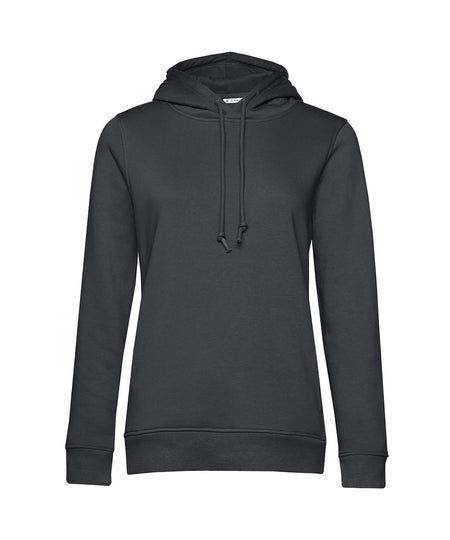 B&C Inspire women's hooded sweatshirt BA01F in asphalt