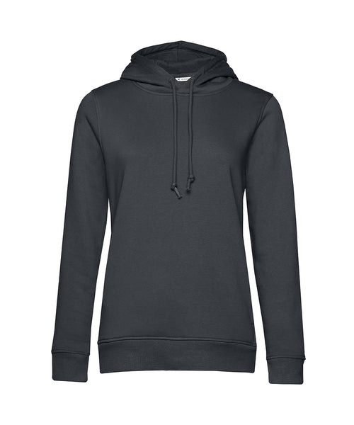 B&C Inspire women's hooded sweatshirt BA01F in asphalt