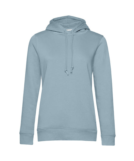 B&C Inspire women's hooded sweatshirt BA01F in blue fog
