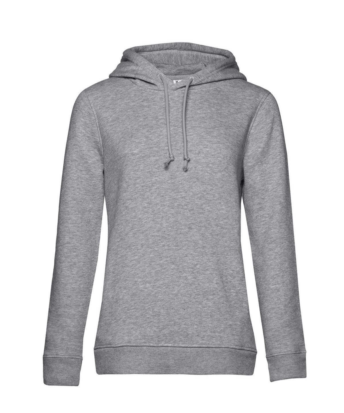 B&C Inspire women's hooded sweatshirt BA01F in heather grey