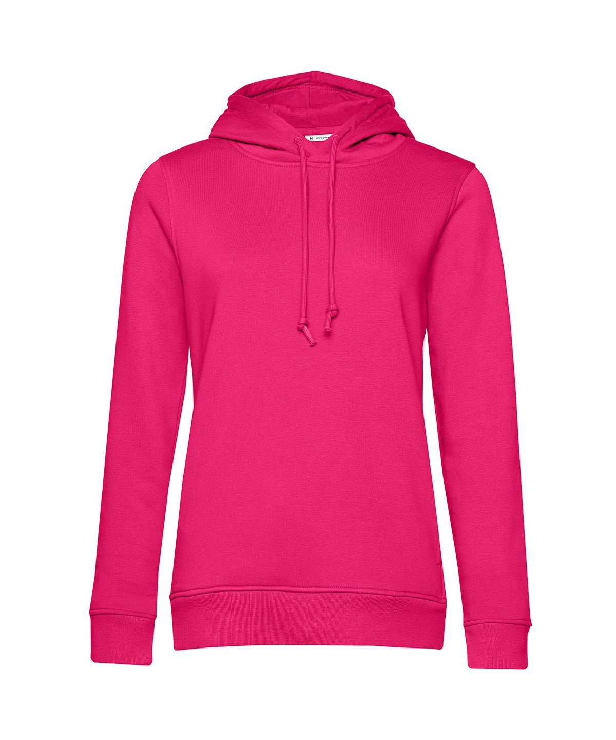 B&C Inspire women's hooded sweatshirt BA01F in magenta pink