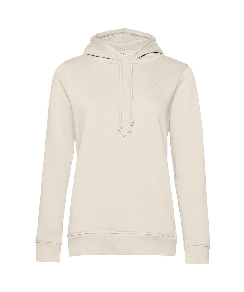 B&C Inspire women's hooded sweatshirt BA01F in off-white