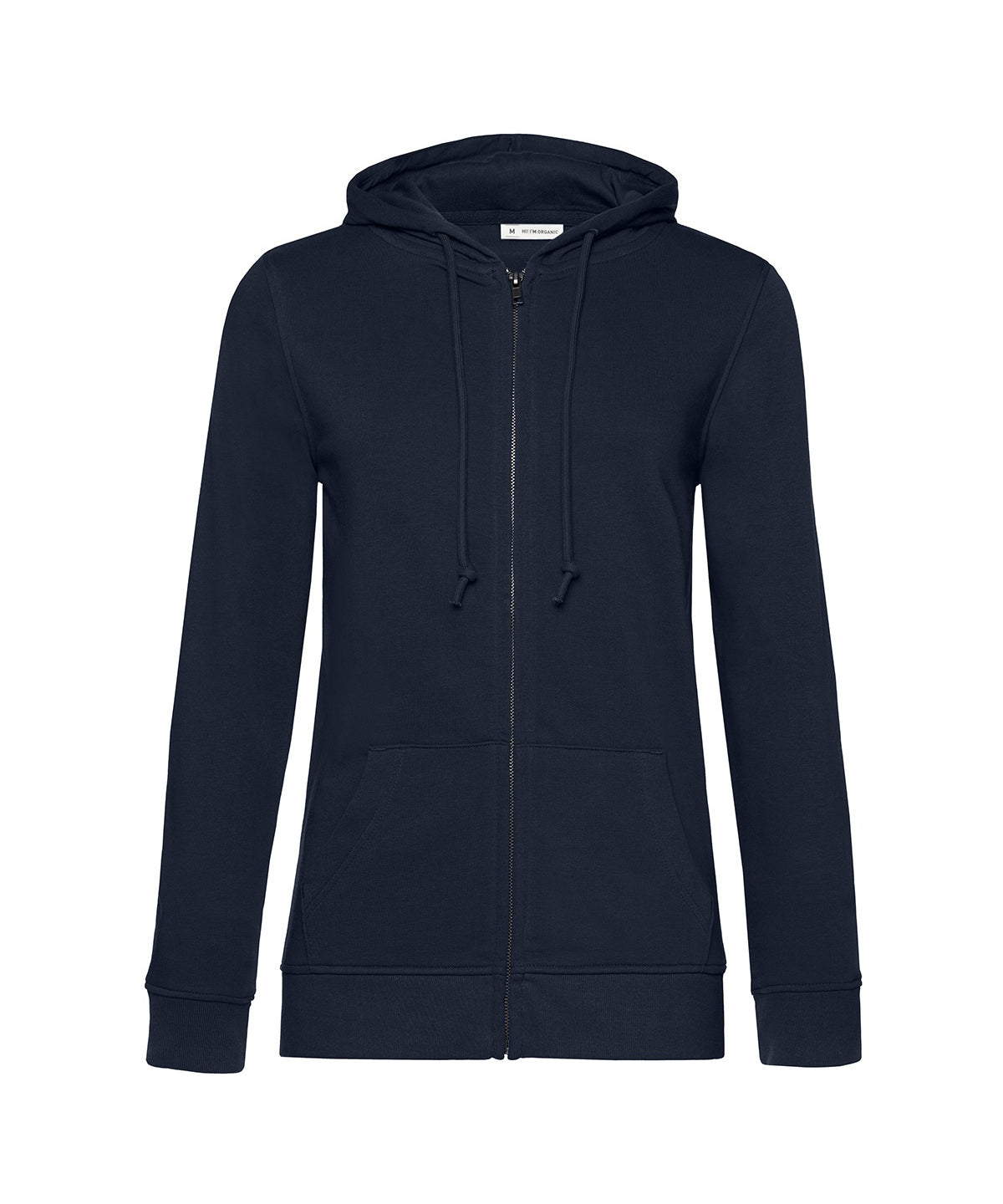 B&C Inspire women's zipped hoodie BA02F in navy blue