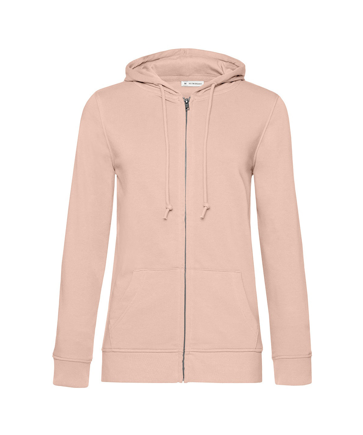 B&C Inspire women's zipped hoodie BA02F in soft rose