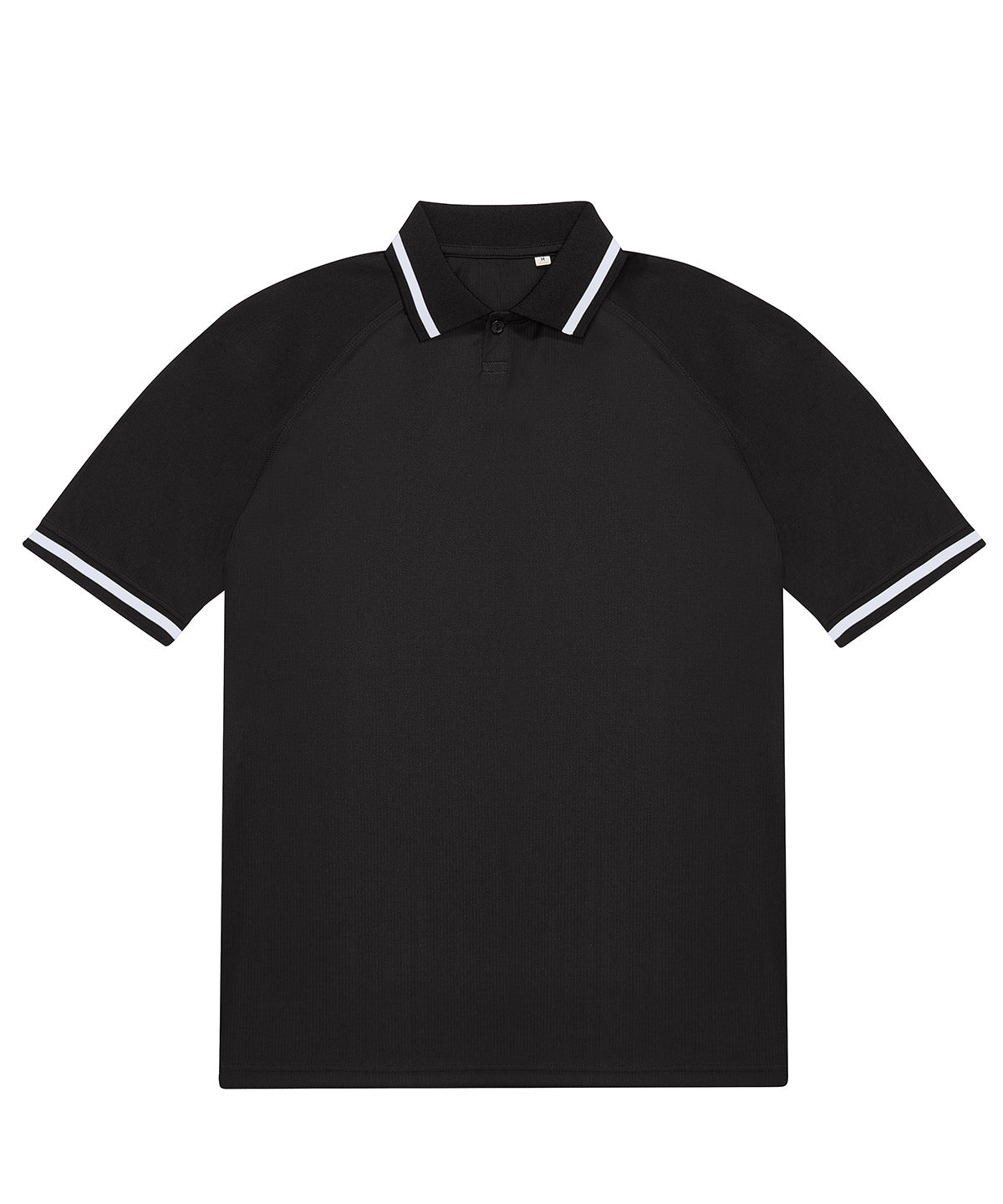 B&C Collection BA032 active polo in solid black