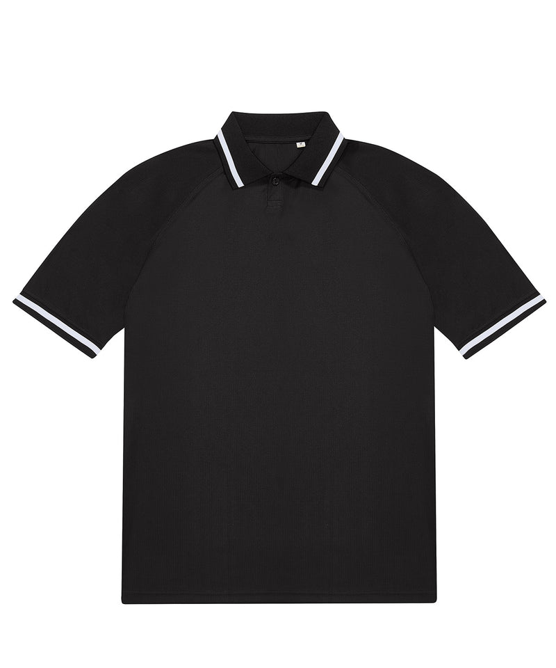 B&C Collection BA032 active polo in solid black