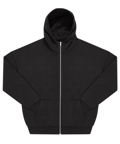 B&C Collection Influence zip hoodie BA035 in black