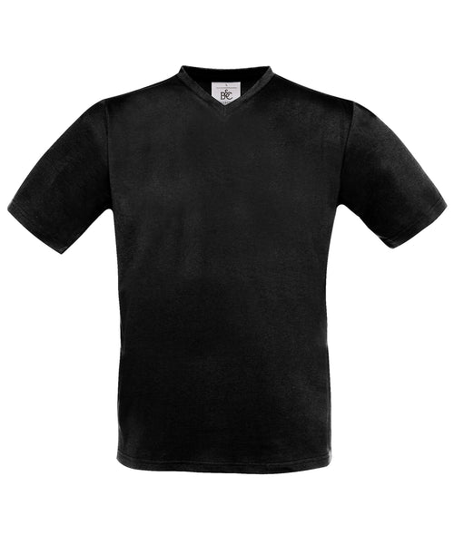 B&C Collection Exact V-neck t-shirt BA108 in black