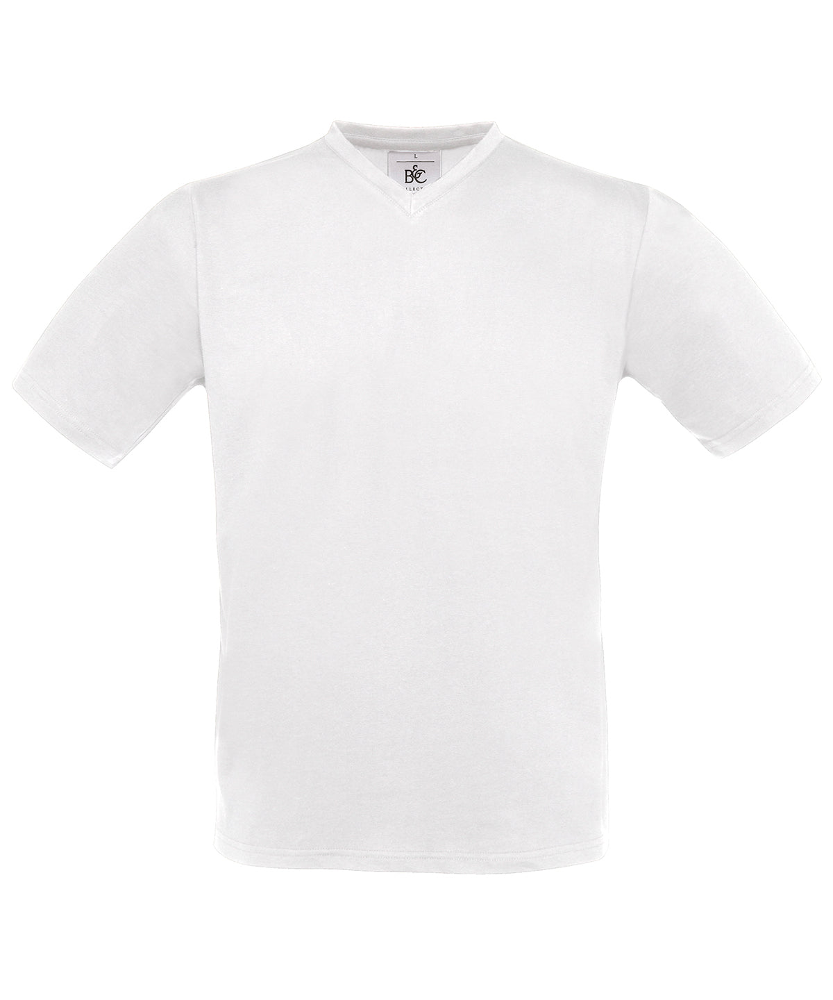 B&C Collection Exact V-neck t-shirt BA108 in white