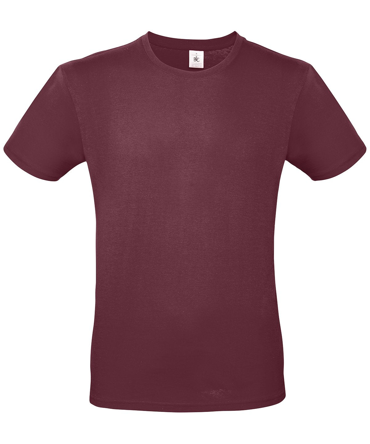 B&C Collection E150 t-shirt BA210 in burgundy