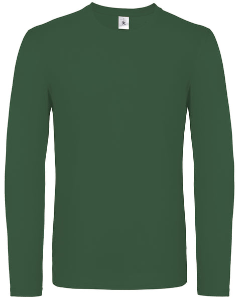 B&C Collection E150 long-sleeve t-shirt BA211 in bottle green