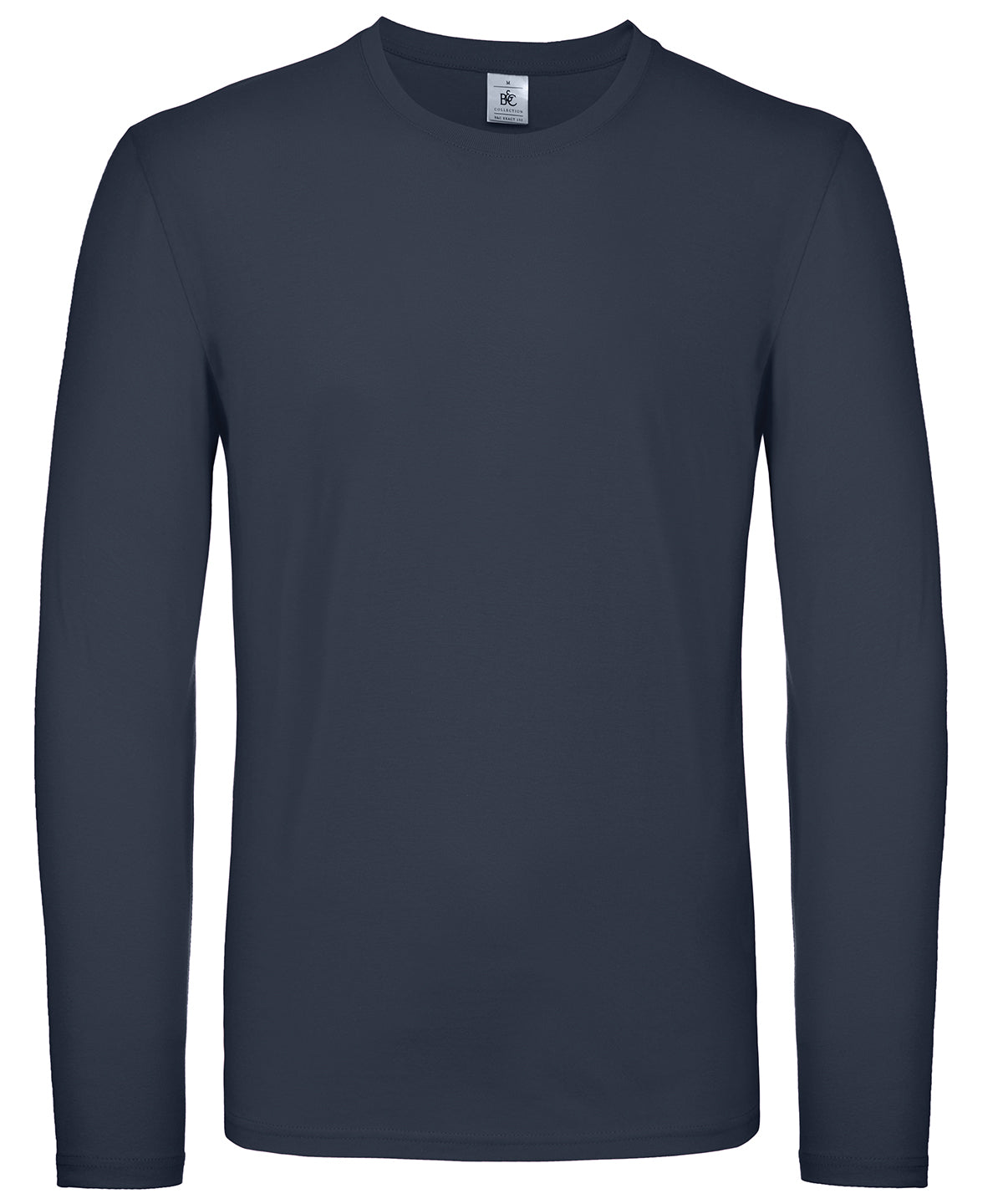 B&C Collection E150 long-sleeve t-shirt BA211 in navy