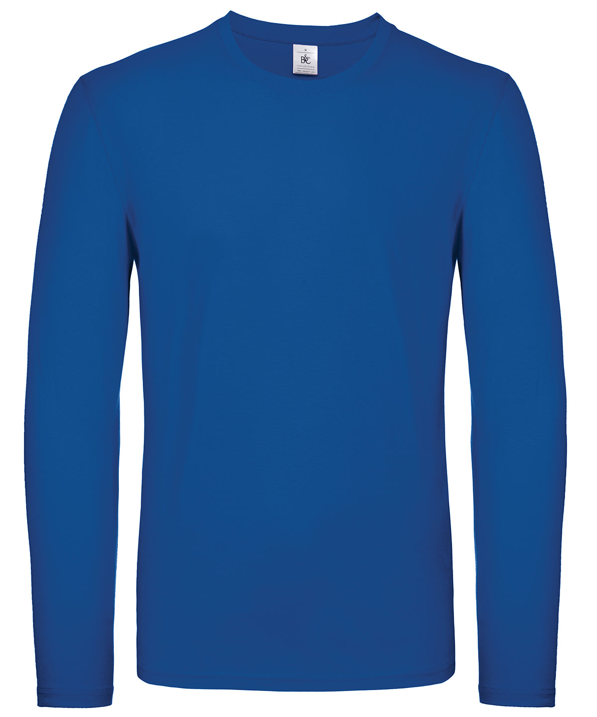 B&C Collection E150 long-sleeve t-shirt BA211 in royal blue