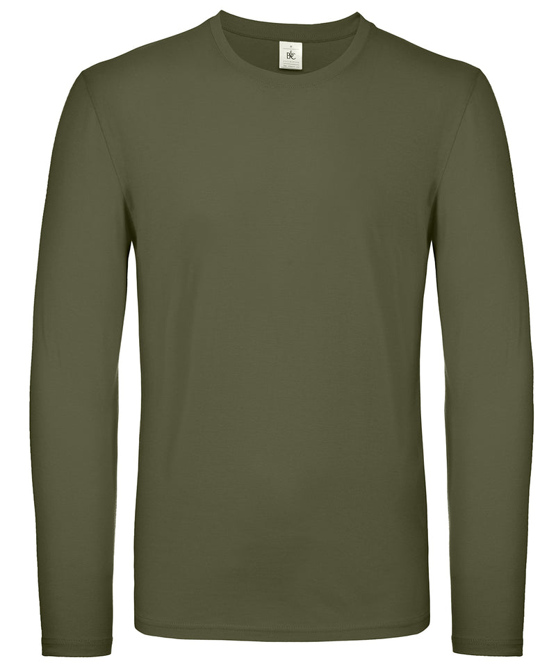 B&C Collection E150 long-sleeve t-shirt BA211 in urban khaki