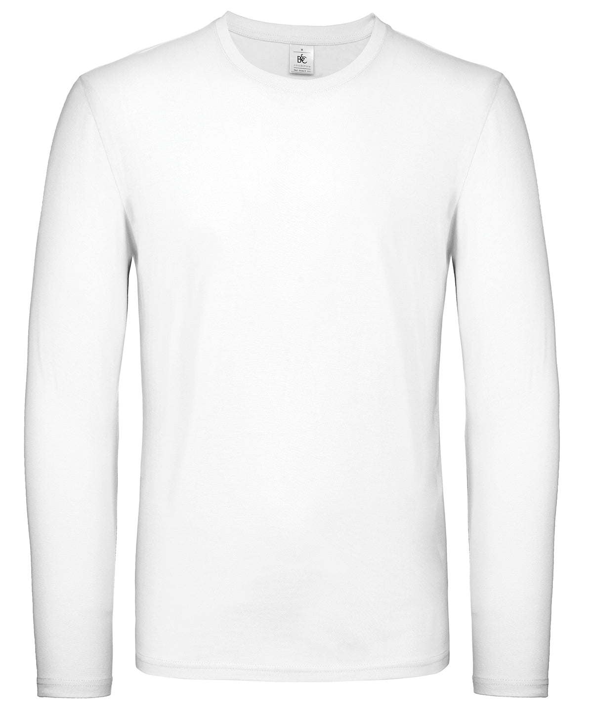 B&C Collection E150 long-sleeve t-shirt BA211 in white