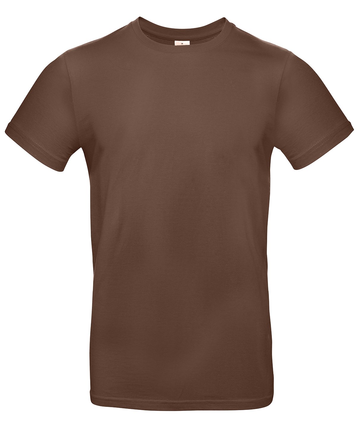 B&C Collection E190 t-shirt BA220 in chocolate