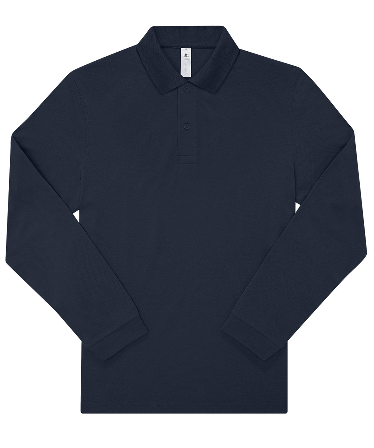B&C My Polo 180 LSL long-sleeve polo BA262 in navy