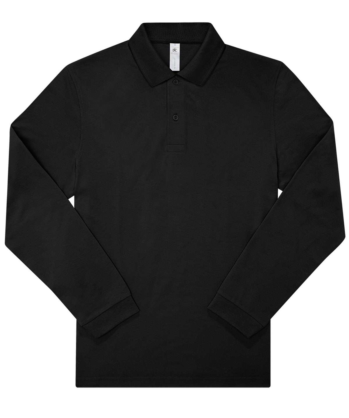 B&C My Polo 210 LSL short-sleeve polo BA264 in black
