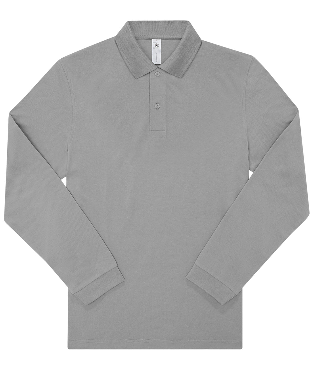 B&C My Polo 210 LSL short-sleeve polo BA264 in sport grey