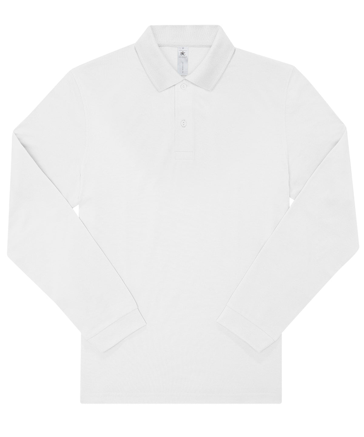 B&C My Polo 210 LSL short-sleeve polo BA264 in white