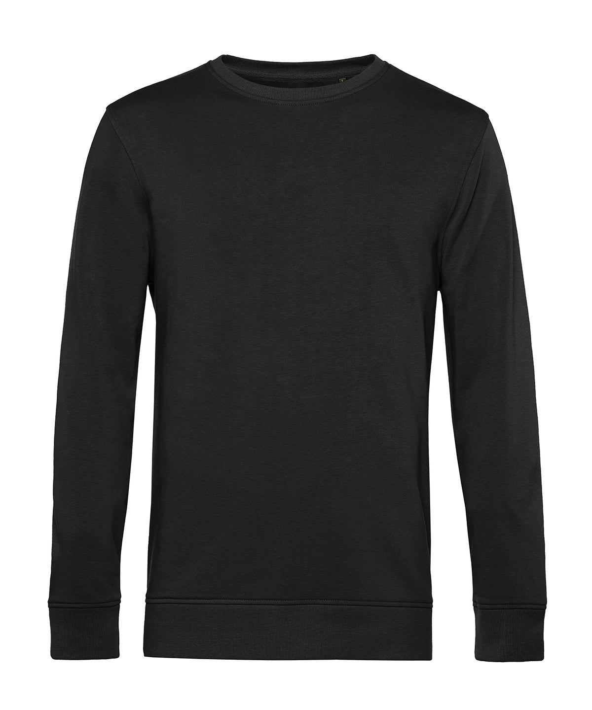 B&C Inspire crew neck sweatshirt BA266 in pure black