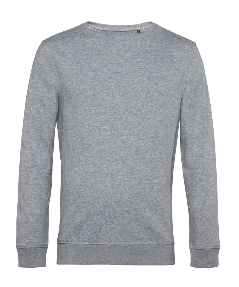 B&C Inspire crew neck sweatshirt BA266 in heather grey