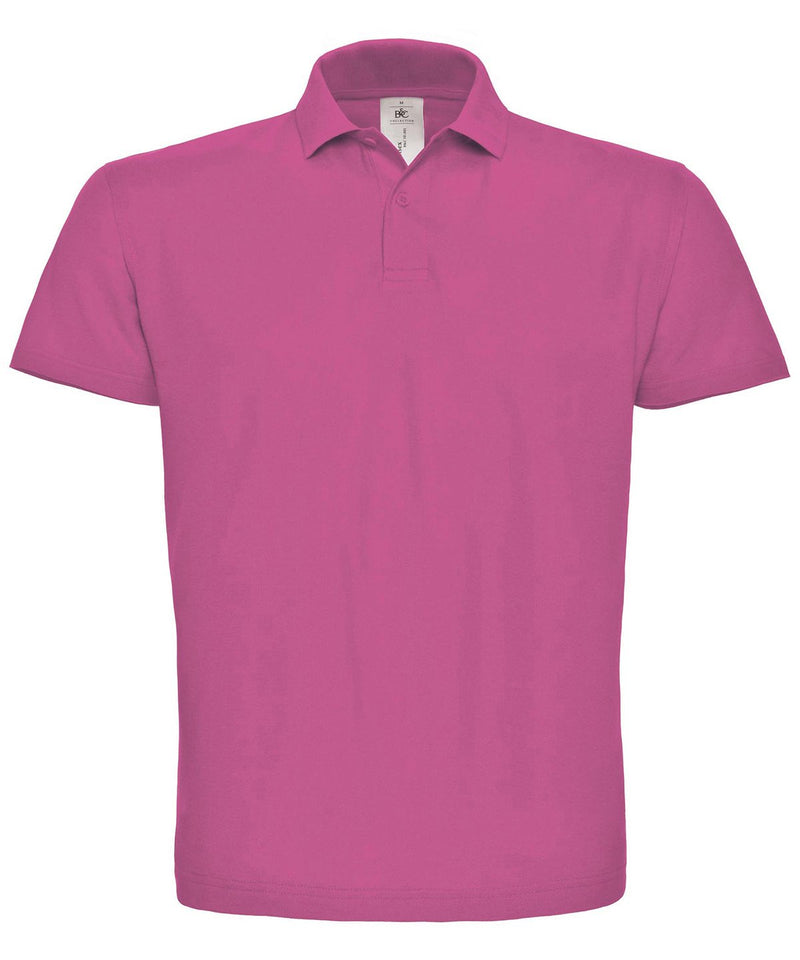 B&C Collection ID001 polo shirt BA306 in fuchsia