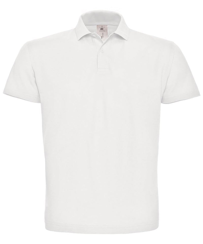 B&C Collection ID001 polo shirt BA306 in white