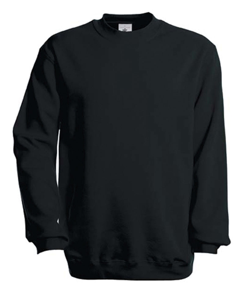 B&C Collection set-in sweatshirt BA401 in black