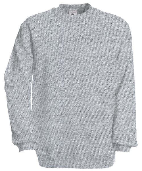 B&C Collection set-in sweatshirt BA401 in heather grey