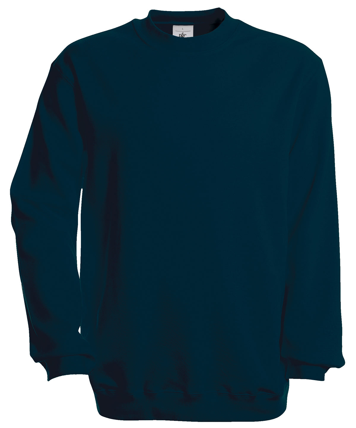 B&C Collection set-in sweatshirt BA401 in navy