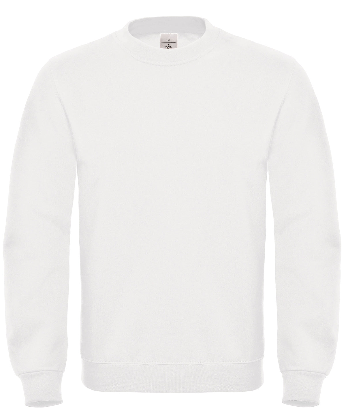 B&C Collection ID002 sweatshirt BA404 in white
