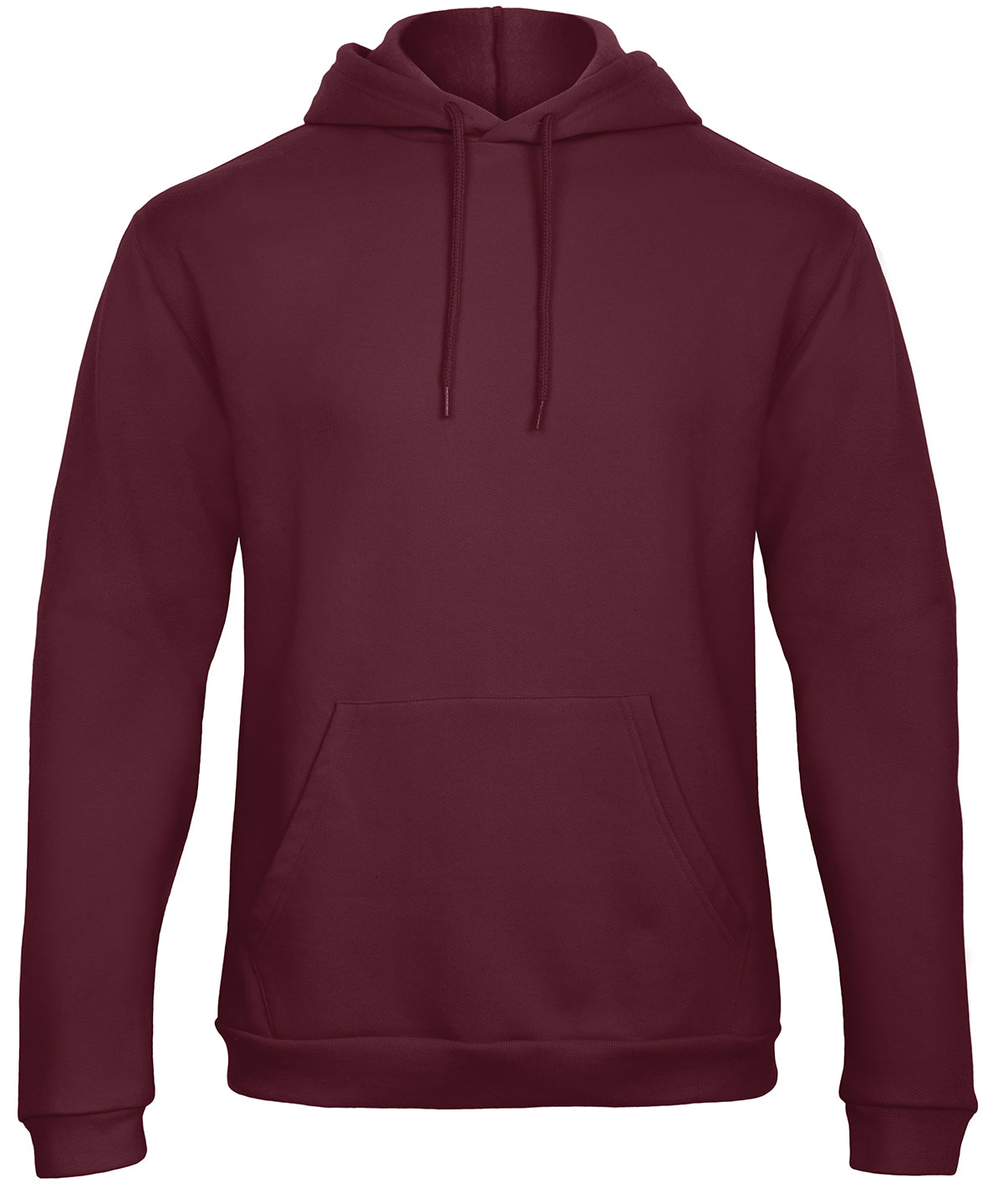 B&C Collection ID203 50/50 hoodie BA411 in burgundy