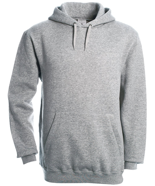 B&C Collection hooded sweatshirt BA420 in heather grey