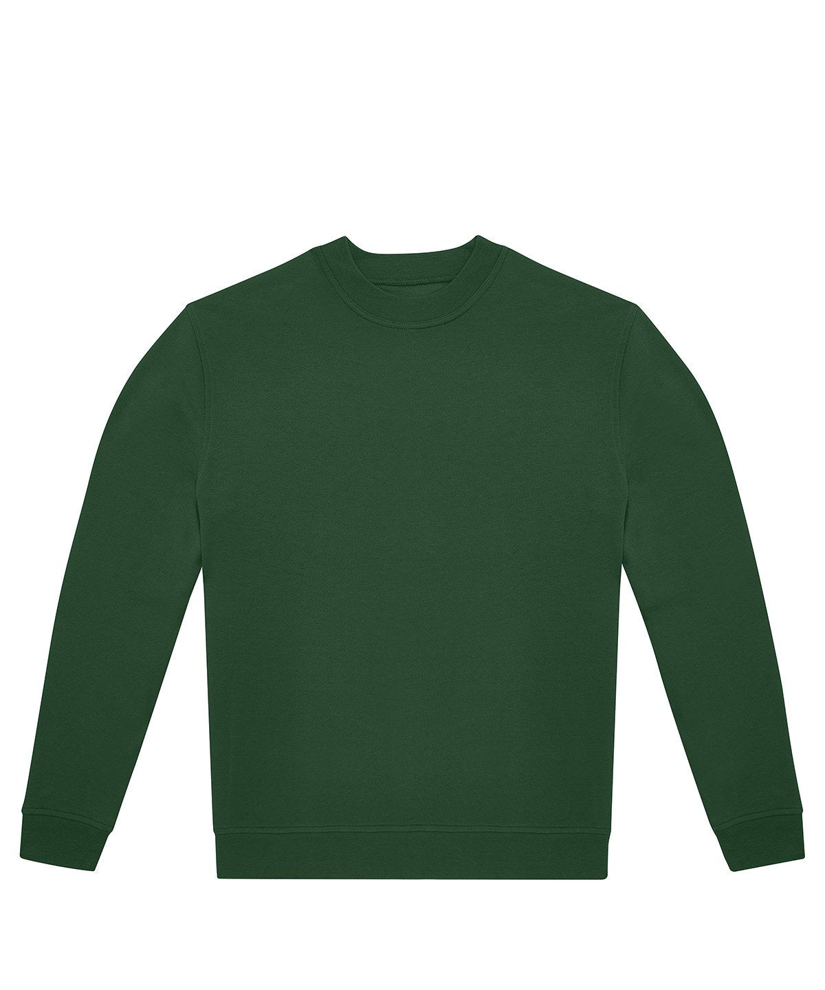 B&C Collection ID332 crew sweatshirt BA430 in bottle green