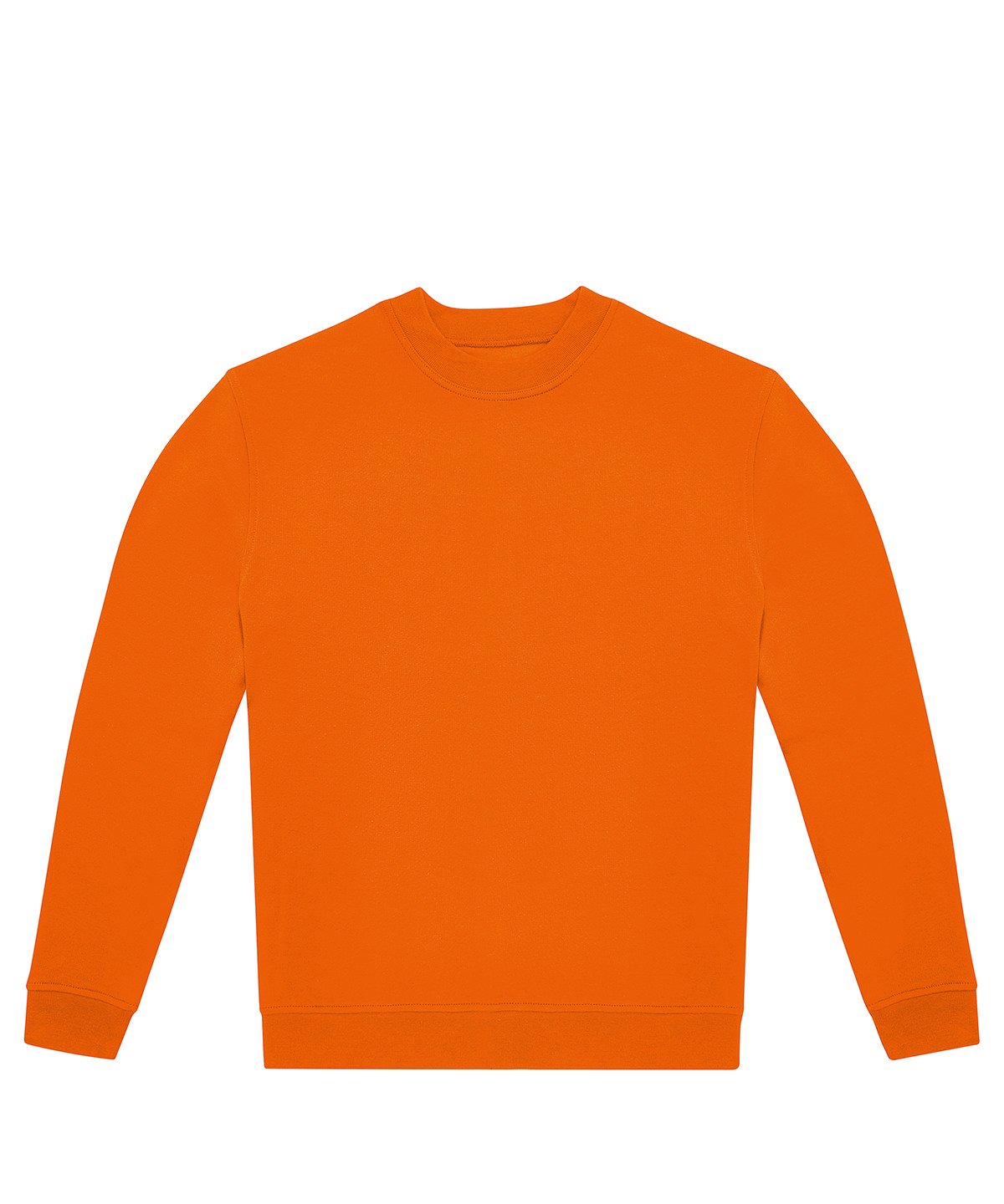 B&C Collection ID332 Crew Sweatshirt BA430 in Orange