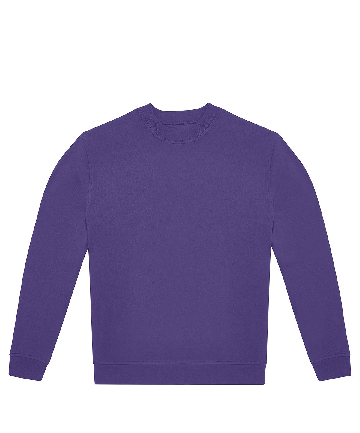 B&C Collection ID332 Crew Sweatshirt BA430 in Radiantpurple