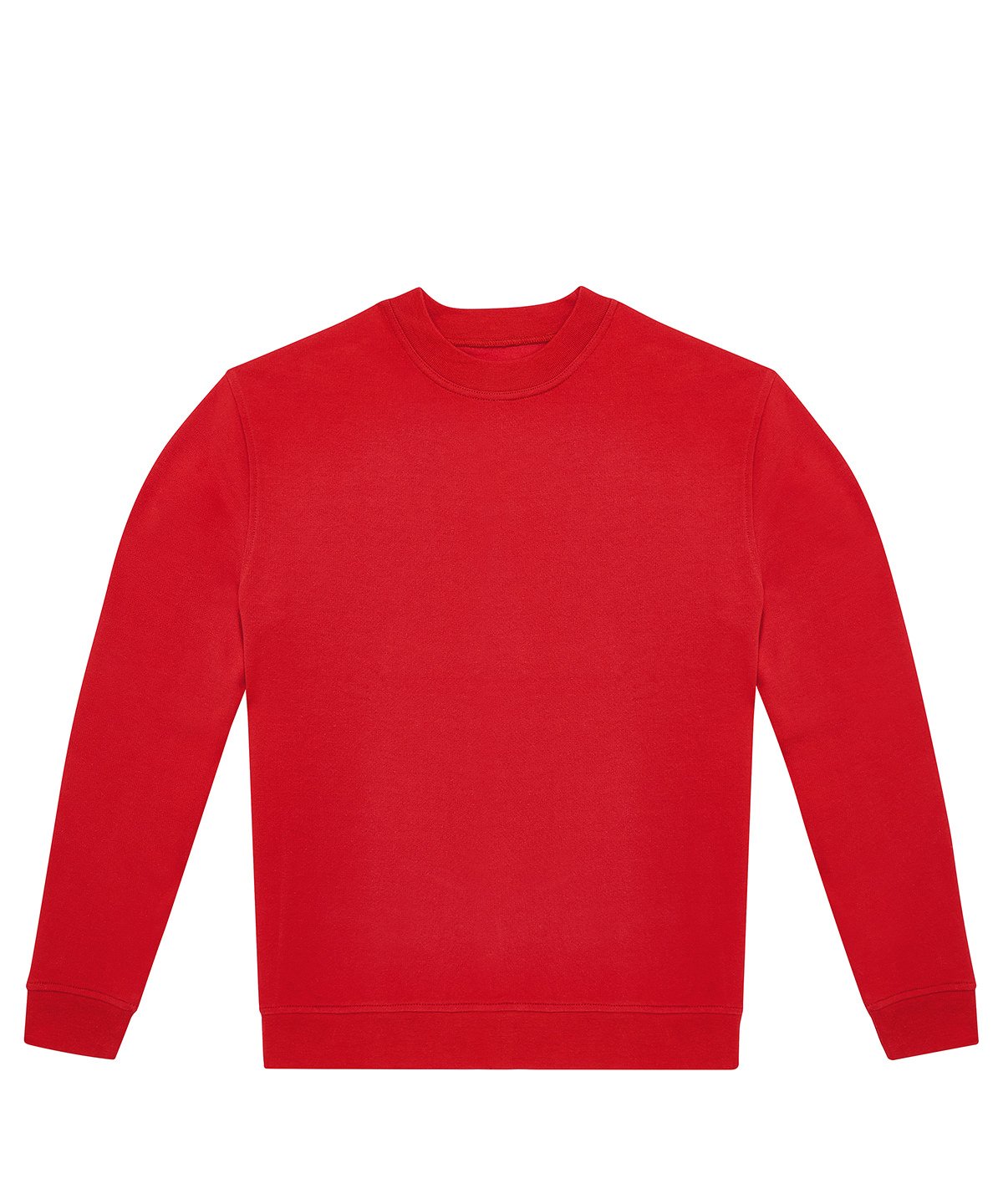 B&C Collection ID332 crew sweatshirt BA430 in red