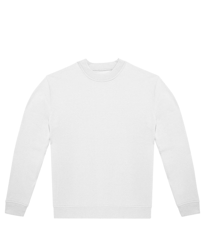 B&C Collection ID332 crew sweatshirt BA430 in white