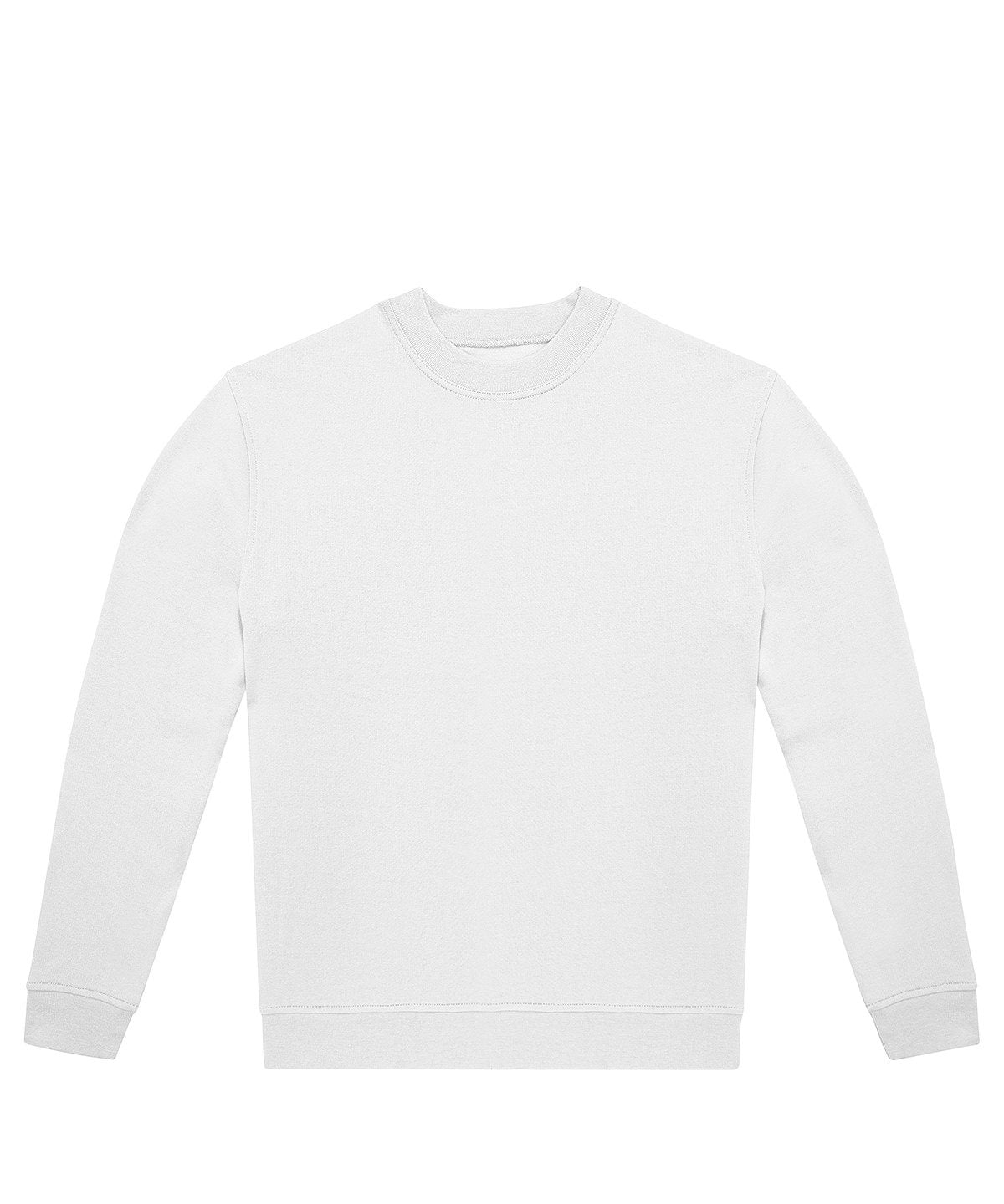 B&C Collection ID332 crew sweatshirt BA430 in white