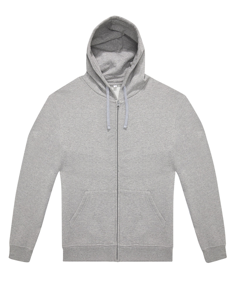 B&C Collection ID334 zip hoodie BA432 in sport grey