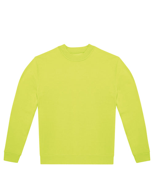 B&C Collection ID222 crew sweatshirt BA433 in acid lime