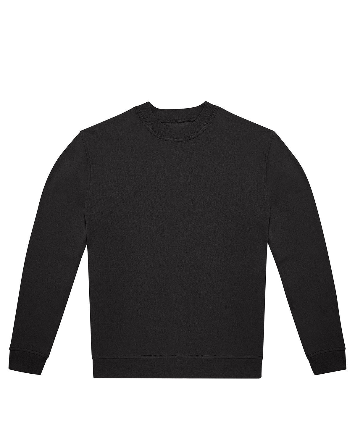 B&C Collection ID222 crew sweatshirt BA433 in black