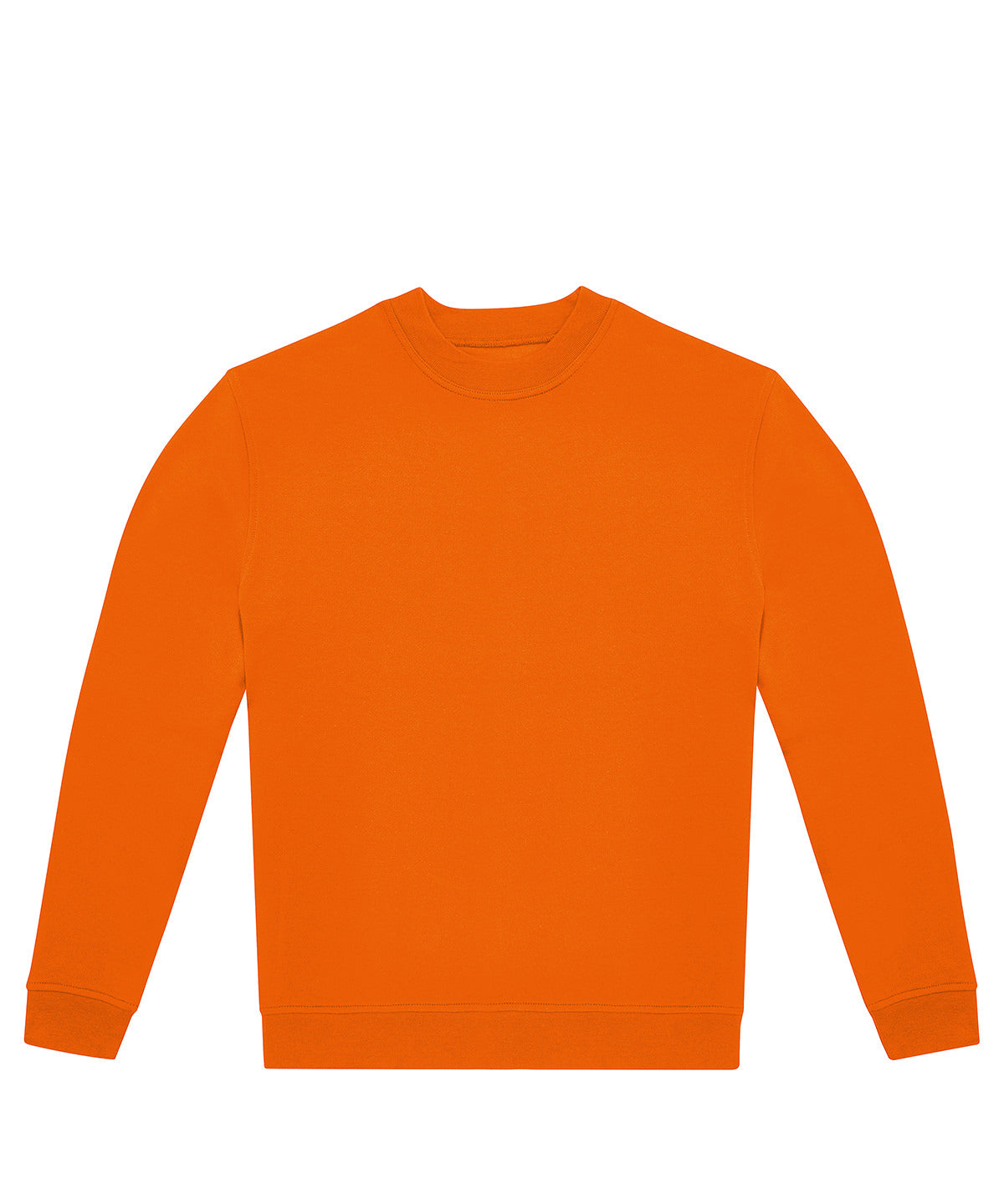 B&C Collection ID222 crew sweatshirt BA433 in orange