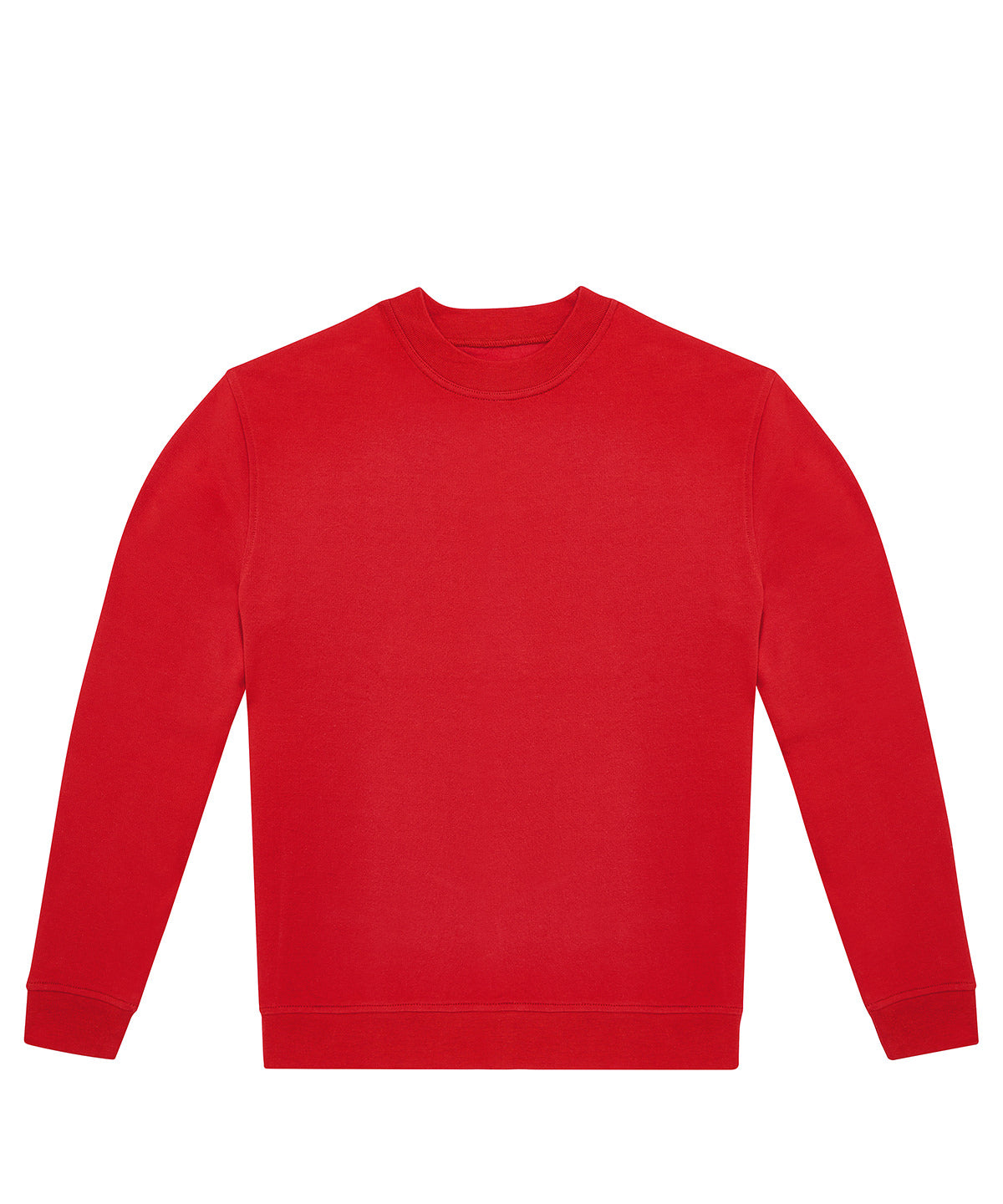 B&C Collection ID222 crew sweatshirt BA433 in red