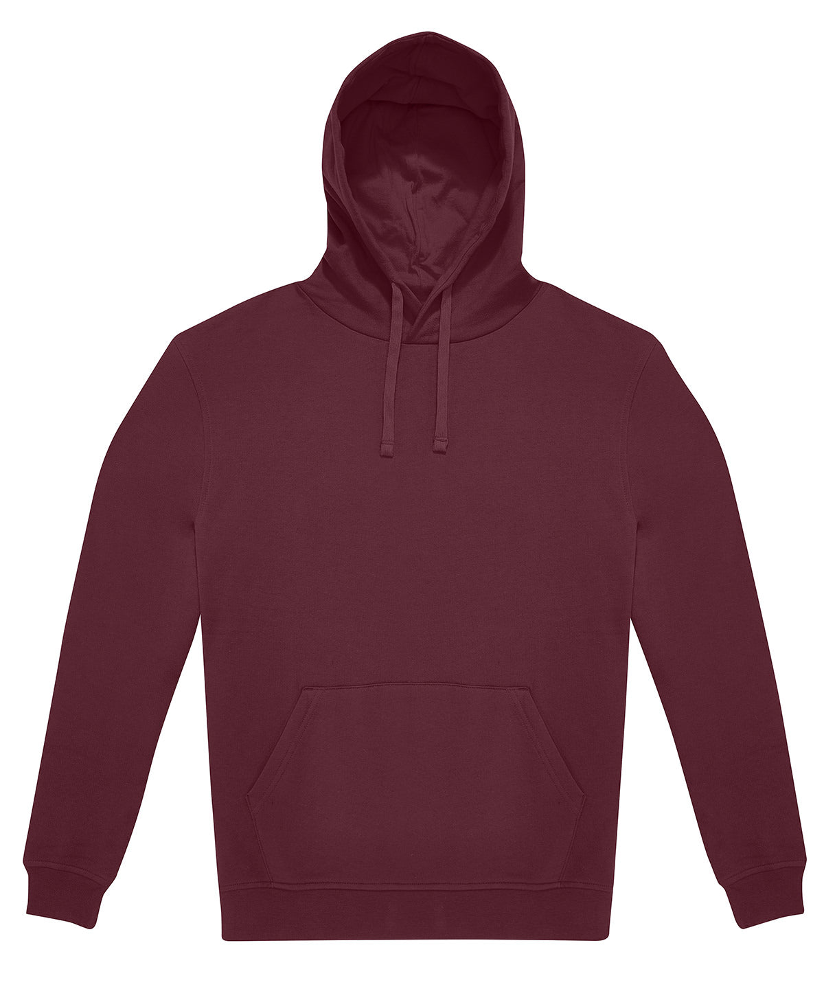 B&C Collection ID223 hoodie BA434 in burgundy