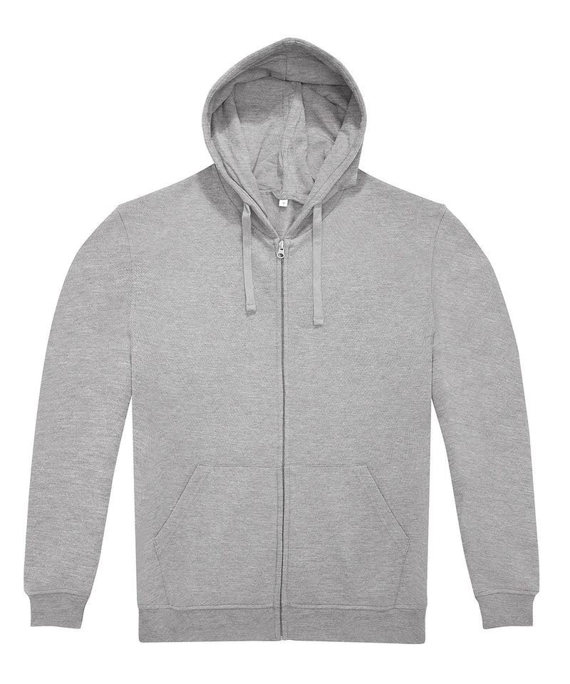 B&C Collection ID224 zip hoodie BA435 in sport grey
