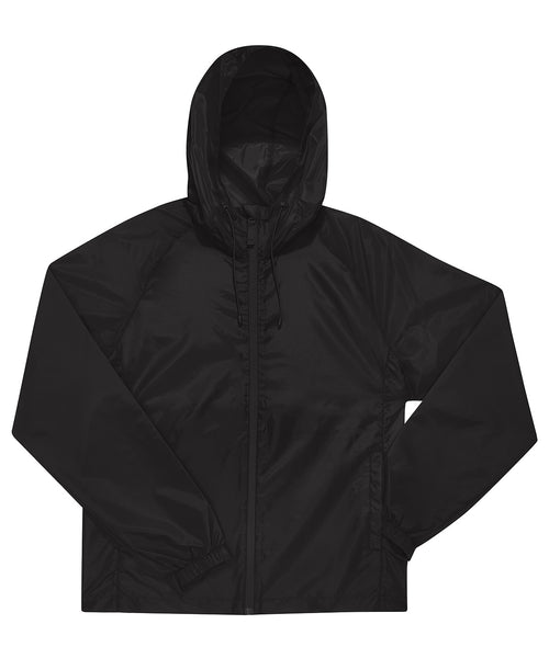 B&C Collection Reset lined windbreaker jacket BA510 in black